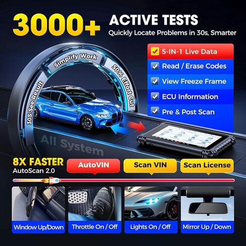 Autel MaxiSys MS906 PRO Scanner, 2026 MS906Pro Same as MS906MAX, Top ECU Elite 2.0 of MS906BT MP900BT MP900 MS908S, Bidirectional 3K+ Test, OE All Sys, CAN FD DoIP, 36+ Service, AutoScan 2.0 in Saudi Arabia