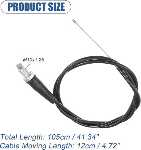 X AUTOHAUX 41.34" Throttle Cable for SSR Coolster Roketa NST X-Treme 50cc 70cc 110cc 125cc Baja Dirt Runner X250 DR50 DR70 DR90 Chinese Pit Dirt Bike Parts in Saudi Arabia