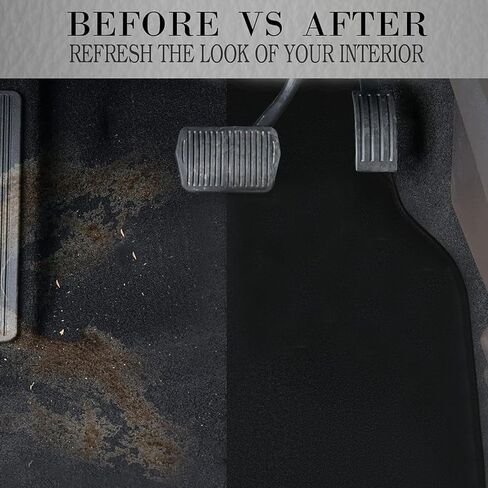 Mythoria Car Floor Mats Full Set Fit for Mercedes-Benz W212 E-Class 2012 2013 2014 2015 2016 | Black, Velour Carpet | Waterproof, with Anti-Slip Backing in Kuwait