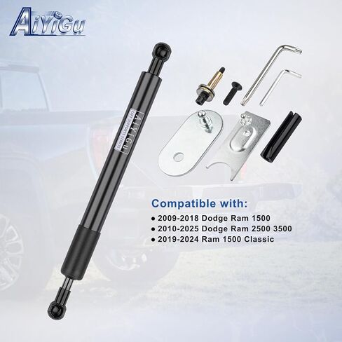 Tailgate Assist, Truck Tail Gate Pickup Tailgate Lift Assist Kit Compatible with 2009-2018 Dodge Ram 1500, 2010-2025 Ram 2500/3500, 2019-2024 Ram 1500 Classic in Saudi Arabia