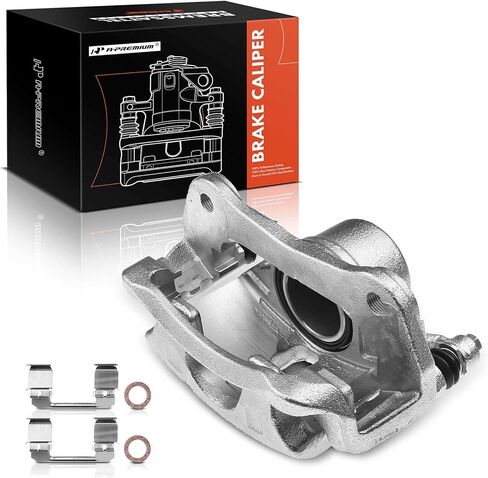 مجموعة فرجار قرص الفرامل A-Premium مع دعامة متوافقة مع موديلات مختارة من Honda - CR-V 2012 2013 2014 2015 2016، L4 2.4L - جانب الراكب الأمامي الأيمن in Saudi Arabia