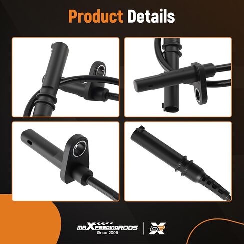 maXpeedingrods 2X Front ABS Wheel Speed Sensor for BMW X5 X6 E70 E71 E72 F15 F16 F85 F86 34526771776 ALS1832 in Saudi Arabia