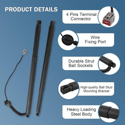 Rear Lift Gate Struts with Power Liftgate replacement for Chevy Suburban,Tahoe GMC Yukon,Yukon XL 2015-2020,replacement for Cadillac Escalade,Escalade ESV 2015-2019 84306929 23226162 84183515 23408748 in Saudi Arabia