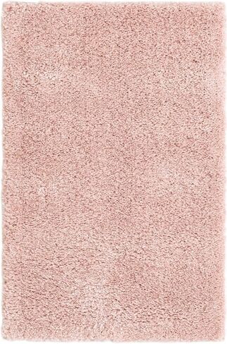 Rugs.com Solid Frieze Collection Rug – 3x5 Red Shag Rug Perfect for Entryways, Kitchens, Breakfast Nooks, Accent Pieces in Saudi Arabia