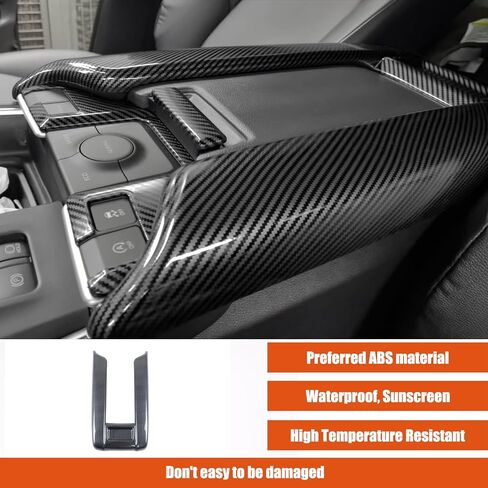 PIUGILH Center Armrest Cover Compatible with Toyota Grand Highlander 2024 2025 Accessories, Center Armrest Box Cover, Carbon Fiber Color in Saudi Arabia