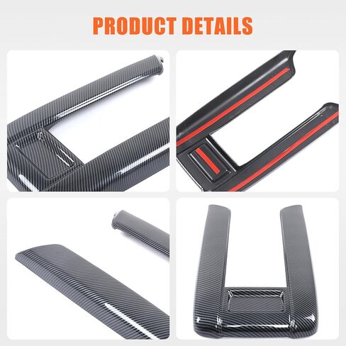 PIUGILH Center Armrest Cover Compatible with Toyota Grand Highlander 2024 2025 Accessories, Center Armrest Box Cover, Carbon Fiber Color in Saudi Arabia