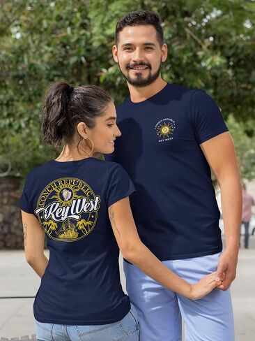 تي شيرتات Conch Republic of Key West وFlorida Keys، ثقيلة الوزن، 100% قطن in Kuwait