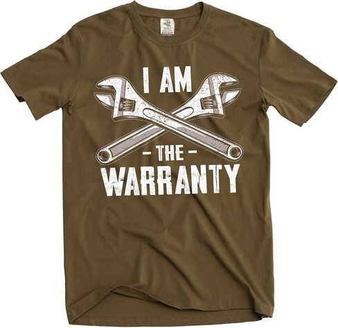 Men's Funny I am The Warranty T-Shirt DIY Garage Mechanic Humor tee in Saudi Arabia