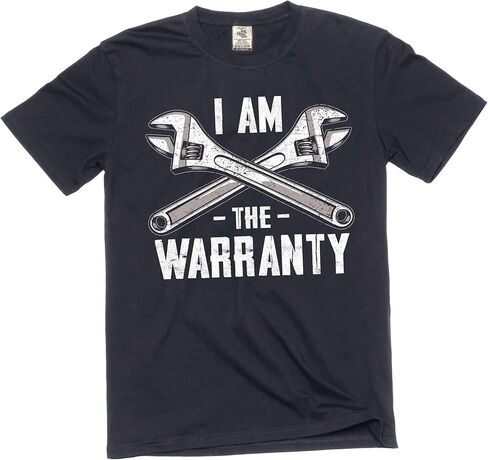 Men's Funny I am The Warranty T-Shirt DIY Garage Mechanic Humor tee in Saudi Arabia
