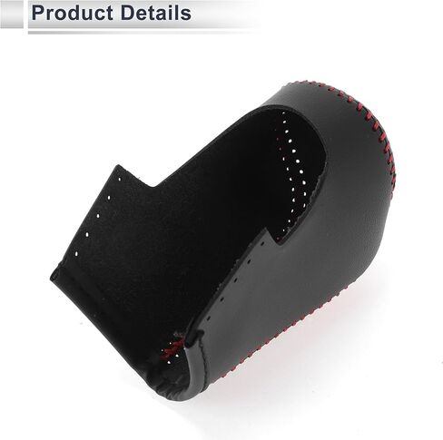 Gear Shift Knob Cover for Mazda CX-30 2020-2021 Anti-Slip Stick Shifting Handle Protector Faux Leather 1 Pc Black Carbon Fiber Red in Saudi Arabia