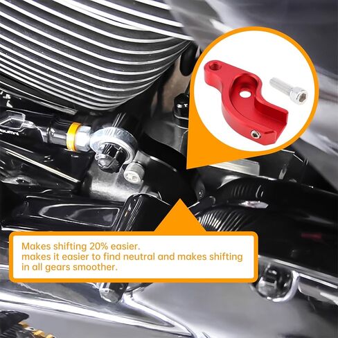 Windance M8 يجعل عملية النقل أسهل بنسبة 20% من مجموعة مساعدة التروس المحايدة المناسبة للتجول في Softail 2018، مساعد ناقل الحركة المحايد (أحمر) in Saudi Arabia