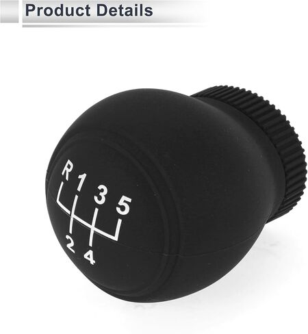 1 Pc Universal Gear Shift Knob Cover Anti-slip 6x5cm/2.36"x1.97" Stick Shifting Handle Protector Manual Black Silicone Anti-slip in Saudi Arabia