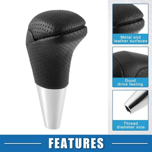 Automatic Gear Stick Shift Knob Gear Shift Knob Stick Shifter for Toyota Land Cruiser 2016-2021 4Runner 2003-2021 Tundra 2008-2021 Black Wood Grain in Saudi Arabia