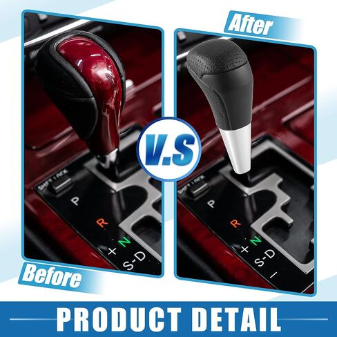 Automatic Gear Stick Shift Knob Gear Shift Knob Stick Shifter for Toyota Land Cruiser 2016-2021 4Runner 2003-2021 Tundra 2008-2021 Black Wood Grain in Saudi Arabia