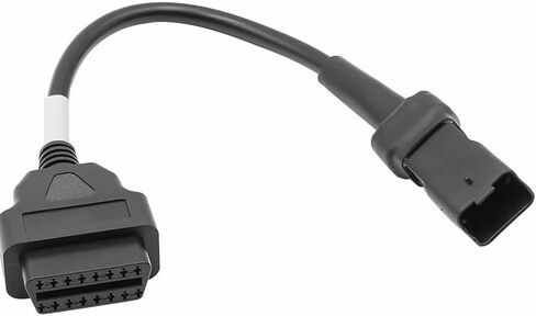 OBD 4 Pin Motorcycle Adapter 4Pin OBD2 Motorrad Moto Cable Compatible for Ducati Connector for Diavel/Multistrada 1200/Panigale 1199/Monster 696/796/1100 OBDII Can Motorbikes in Kuwait