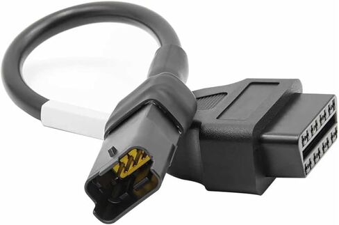 OBD 4 Pin Motorcycle Adapter 4Pin OBD2 Motorrad Moto Cable Compatible for Ducati Connector for Diavel/Multistrada 1200/Panigale 1199/Monster 696/796/1100 OBDII Can Motorbikes in Kuwait