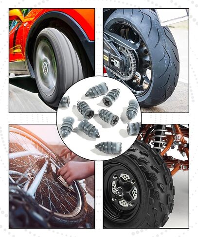 30PCS Tire Plug Kit,Car Accessories Tire Plugs,Tire Repair,Tire Repair Screws,Tire Nail Repair Kit,Tire Repair Rubber Nail,Tire Screw Plug Repair Kit,Suitable for Car Motorcycle Truck in Saudi Arabia