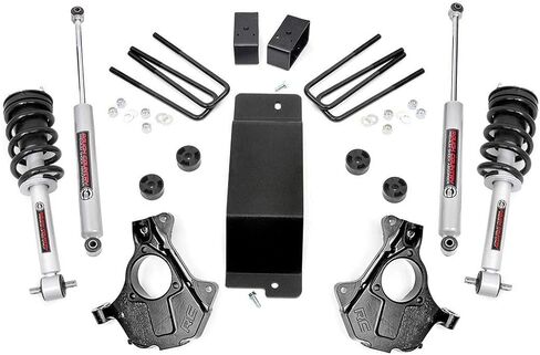 Rough Country 3.5" Knuckle Lift Kit w/N3 Struts for 07-13 Chevy/GMC 1500-11932 in Saudi Arabia