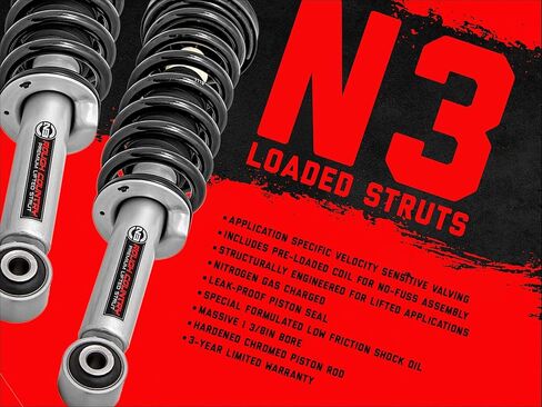 Rough Country 3.5" Knuckle Lift Kit w/N3 Struts for 07-13 Chevy/GMC 1500-11932 in Saudi Arabia
