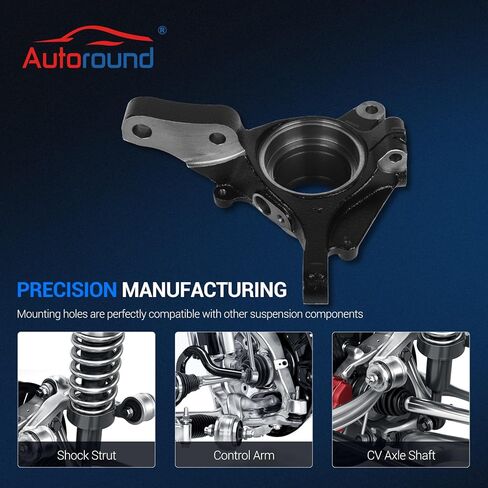 Autoround Front Steering Knuckle Fit for Subaru Outback 2002-2004, Forester 2003-2008, Impreza 2000-2007, Legacy 2000-2004, Baja 2003-2006, 698-326 698326 28313AE020 28313-AE030, Right Passenger Side in Saudi Arabia