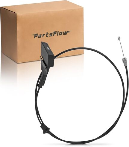 كابل تحرير غطاء المحرك من PartsFlow مع مقبض لـ 1988-1994 شيفروليه C1500/C2500/C3500/K1500/K2500/K3500 لـ 1988-1994 GMC C1500/C2500/C3500/K1500/K2500/K3500 15981137، 912-183 in Kuwait
