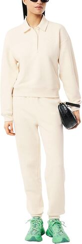 Lacoste Women's Embossed Logo Fleece Pants in Saudi Arabia