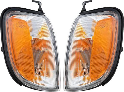 Driver and Passenger Side Corner Lights With Bulb for 1998 Nissan Frontier Base in Saudi Arabia