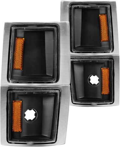 ANZO-أضواء إشارة الانعطاف/الزوايا الكريستالية السوداء in Kuwait