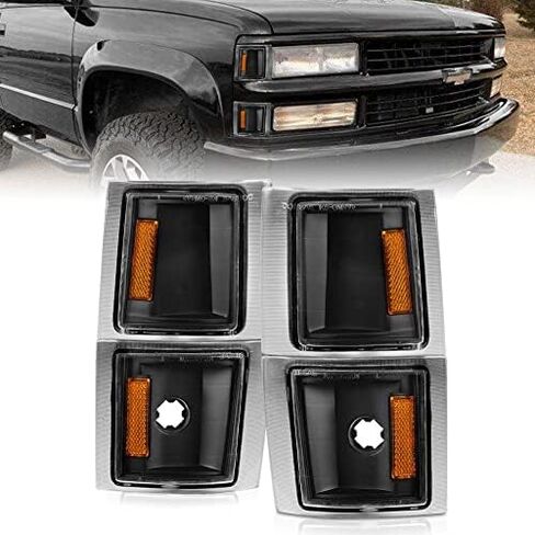 ANZO-أضواء إشارة الانعطاف/الزوايا الكريستالية السوداء in Kuwait