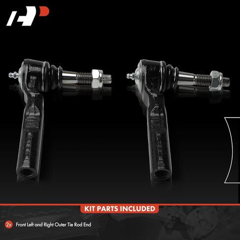 A-Premium 2 x Front Outer Tie Rod Ends, Compatible with Chevrolet Express 1500 2003-2014, Express 2500 2003-2005 & GMC Savana 1500 2003-2014, Savana 2500 2003-2005 in Saudi Arabia