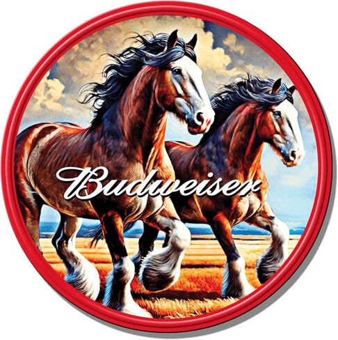 علامة Desperate Enterprises Busch Light Beer Season، علامة فولاذية مستديرة منقوشة بالكامل - لافتات شريطية معدنية - لافتات معدنية عتيقة تبعث على الحنين - صُنعت في الولايات المتحدة الأمريكية in Saudi Arabia