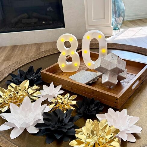 زينة عيد الميلاد الثاني والعشرون للنساء، 22 ديكور للحفلات للرجال، أرقام مضيئة 22 لافتة طاولة مركزية، 22 هدية عيد ميلاد لها وله in Kuwait