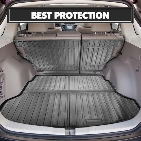 مناسب لسيارة Honda CRV 2012-2016 سجادات أرضية مسند الظهر وسجاد البضائع، مناسب لجميع الأحوال الجوية TPE بطانة البضائع الخلفية وغطاء المقعد الخلفي حامي لملحقات Honda CRV 2016 2015 2014 2013 2012 (مجموعة كاملة) in Kuwait