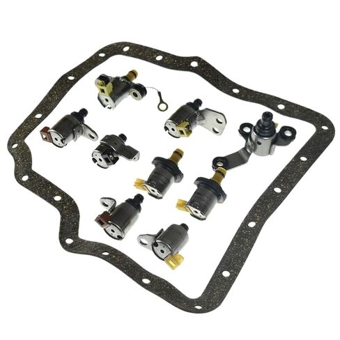 Shift Solenoid Set Gasket 9pcs Compatible with JF506E JA5AEL 5F1J 5F31J 2002-2005 2.5L Auto Refurbished in Kuwait