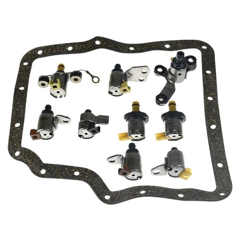 Shift Solenoid Set Gasket 9pcs Compatible with JF506E JA5AEL 5F1J 5F31J 2002-2005 2.5L Auto Refurbished in Kuwait