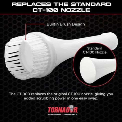 مخروط فرشاة التنجيد تورنادور CT-900 لـ Z-010 Classic | فوهة بديلة تحل محل CT-100 | للاستخدام مع تورنادور كلاسيك | استخدامات تنظيف المفروشات الداخلية in Kuwait