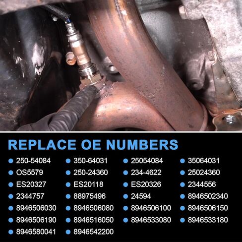 O2 Oxygen Sensor Upstream Downstream Compatible with Lexus ES300h Scion TC Toyota Camry RAV4 2.5L 2011 2012 2013 2014 2015 2016 2017 2018 250-54084 25054084 350-64031 250-24360 25024360 in Kuwait
