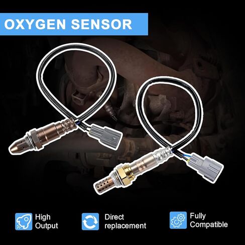 O2 Oxygen Sensor Upstream Downstream Compatible with Lexus ES300h Scion TC Toyota Camry RAV4 2.5L 2011 2012 2013 2014 2015 2016 2017 2018 250-54084 25054084 350-64031 250-24360 25024360 in Kuwait