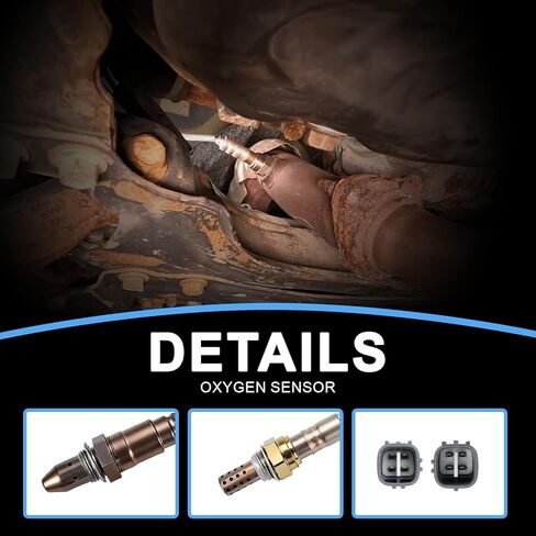 O2 Oxygen Sensor Upstream Downstream Compatible with Lexus ES300h Scion TC Toyota Camry RAV4 2.5L 2011 2012 2013 2014 2015 2016 2017 2018 250-54084 25054084 350-64031 250-24360 25024360 in Kuwait