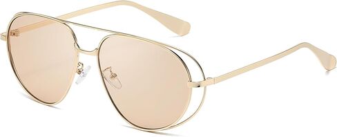 IGnaef Oversized Aviator Sunglasses for Women Vintage Classic Style Sun Glasses IF3303 in Saudi Arabia