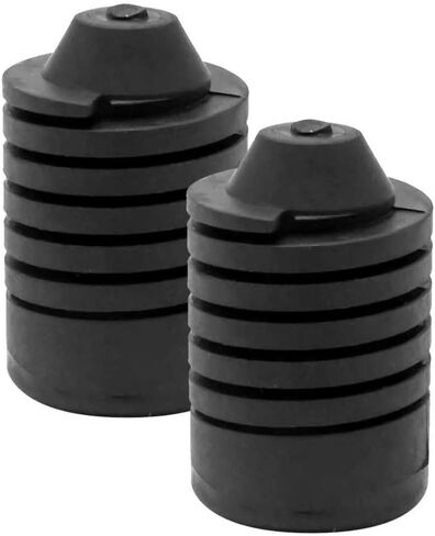 قطعتان من مطاط إيقاف الصدمات للغطاء، سدادة وسادة ممتصة للصدمات ذات مرونة ممتازة، تعديل OEM # 90541-15019، متوافق مع Highlander Rongfang Corolla Tundra Runner (أسود) in Kuwait