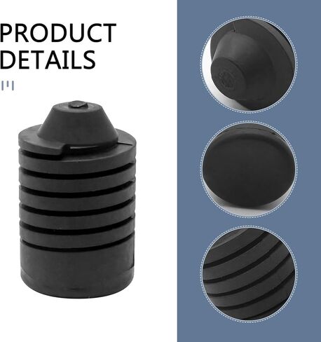 قطعتان من مطاط إيقاف الصدمات للغطاء، سدادة وسادة ممتصة للصدمات ذات مرونة ممتازة، تعديل OEM # 90541-15019، متوافق مع Highlander Rongfang Corolla Tundra Runner (أسود) in Kuwait