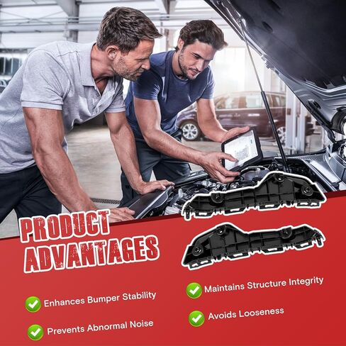 Right & Left Front Bumper Brackets Set Driver and Passenger Side Compatible with Scion tC 2011 2012 2013 2014 2015 2016,Front Bumper Side Brackets Replace# 52116-21030 52115-21030 in Kuwait