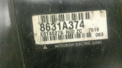 Engine ECM Electronic Control Module 2.4L 4 Cylinder Fits 08 Compatible with Eclipse 8631A374 in Saudi Arabia