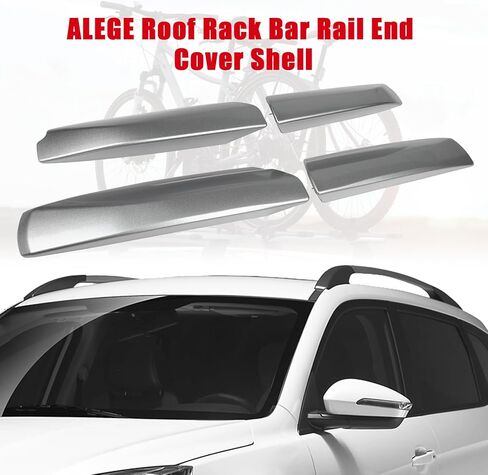 Roof Rack Covers Silver for Toyota Highlander 2008-2013, 4 x Roof rack covers in Kuwait