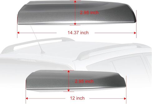 Roof Rack Covers Silver for Toyota Highlander 2008-2013, 4 x Roof rack covers in Kuwait