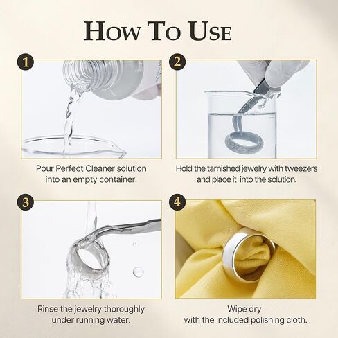 Perfect Jewelry Cleaner Kit – Removes Tarnish from Gold, Silver & Platinum in Saudi Arabia