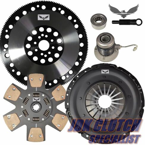 مجموعة القابض JDK Stage 3 MIBA + FLYWHEEL متوافقة مع 2011-2017 Ford Mustang GT 2012-2013 Ford Mustang Boss 302 5.0L DOHC V8 Coyote in Kuwait
