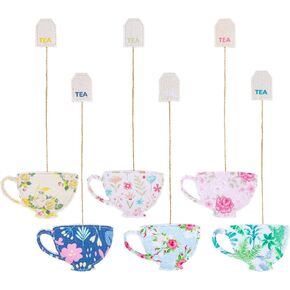 6 Pcs Tea Bag Bookmark – Unique Handmade Felt Bookmarks Gift for Book Lovers, Women, Teachers, and Mother's Day in Kuwait