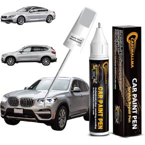 A83 طلاء السيارة الفضي المعدني الجليدي لسيارات BMW، مجموعة أقلام إصلاح خدوش طلاء السيارة ذات لون دقيق سريع وسهل إصلاح رقائق السيارة وخدوش السيارات in Kuwait